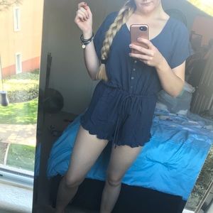 NWT BLUE ROMPER
